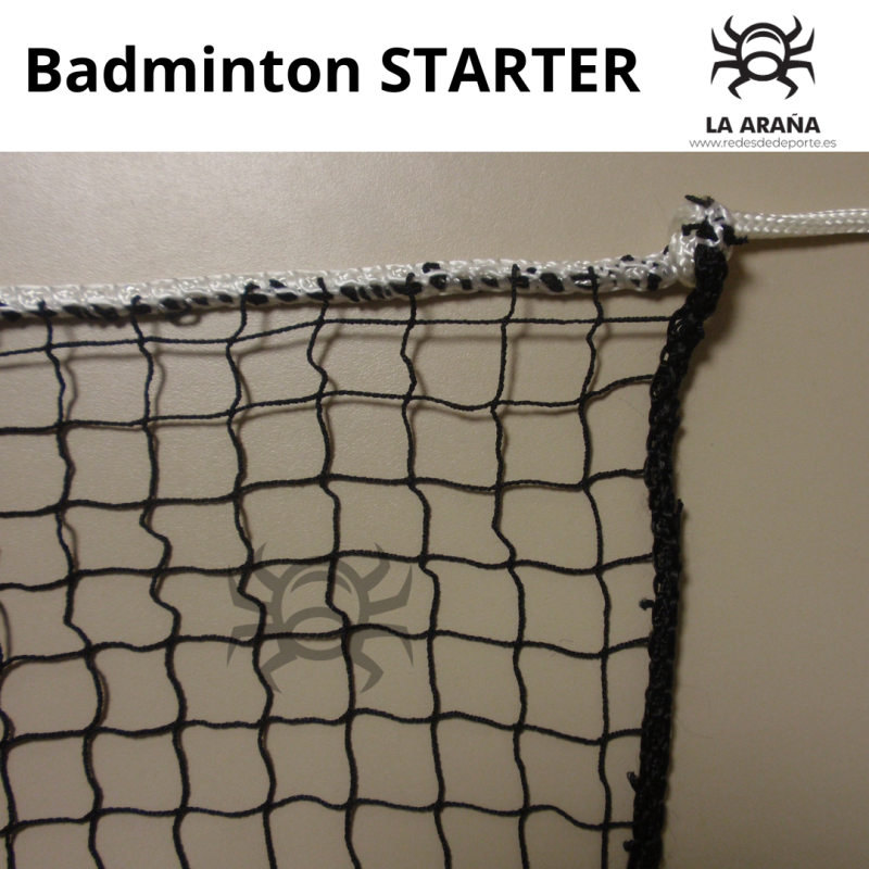 copy of Red BADMINTON STARTER 6,1x0,76m. Fabricada en España. Nylon trenzado. Ribeteado perimetral. copy of Red BADMINTON STARTER 6,1x0,76m. Fabricada en España. Nylon trenzado. Ribeteado perimetral.