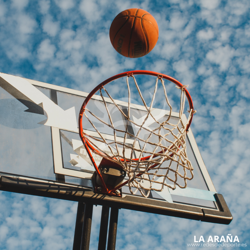 Red BALONCESTO Y MINI BASKET, Nylon trenzada 6mm, Juego