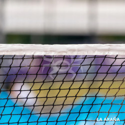 Red BADMINTON NET 6,1x0,76m. Fabricada en España. Nylon trenzado. Cinta superior.